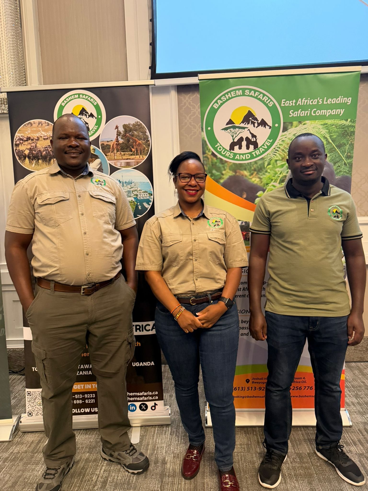 Uganda Embassy Ottawa event — Bashem Safaris team